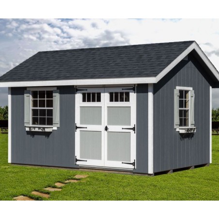 EZ-Fit Heritage 10x12 Wood Storage Shed Kit (ez_heritage1012)