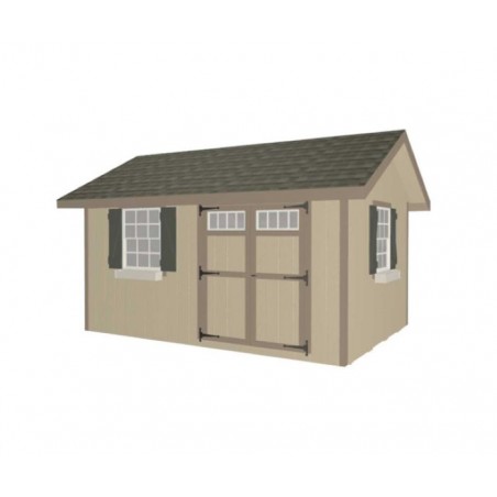 EZ-Fit Heritage 10x14 Wood Storage Shed Kit (ez_heritage1014)