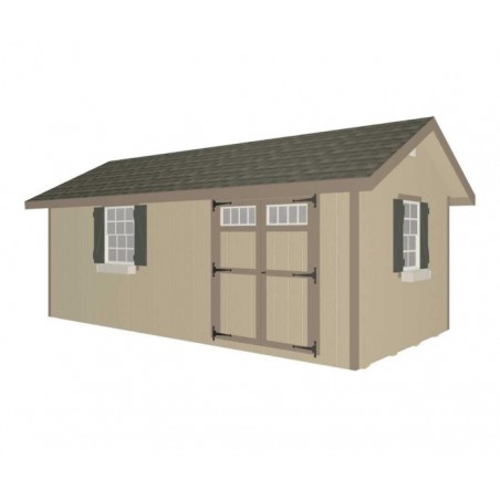 EZ-Fit Heritage 10x20 Wood Storage Shed Kit (ez_heritage1020)