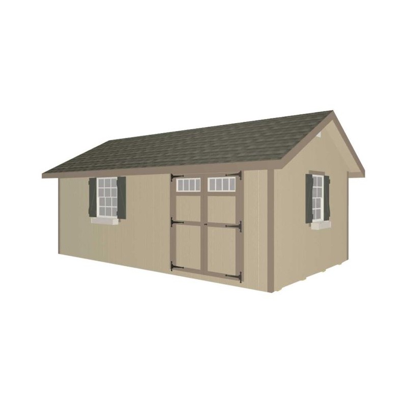 EZ-Fit Heritage 12x20 Wood Storage Shed Kit (ez_heritage1220)
