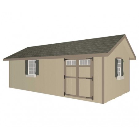 EZ-Fit Heritage 12x24 Wood Storage Shed Kit (ez_heritage1224)