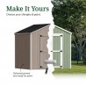 Little Cottage Co. 8x8 Value Gable Wood Storage Shed Kit (8x8 VGS-PC)