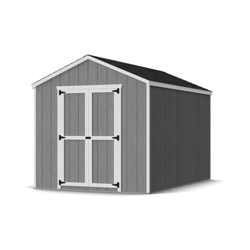 Little Cottage Co. 8x12 Value Gable Wood Storage Shed Kit (8x12 VGS-PC)