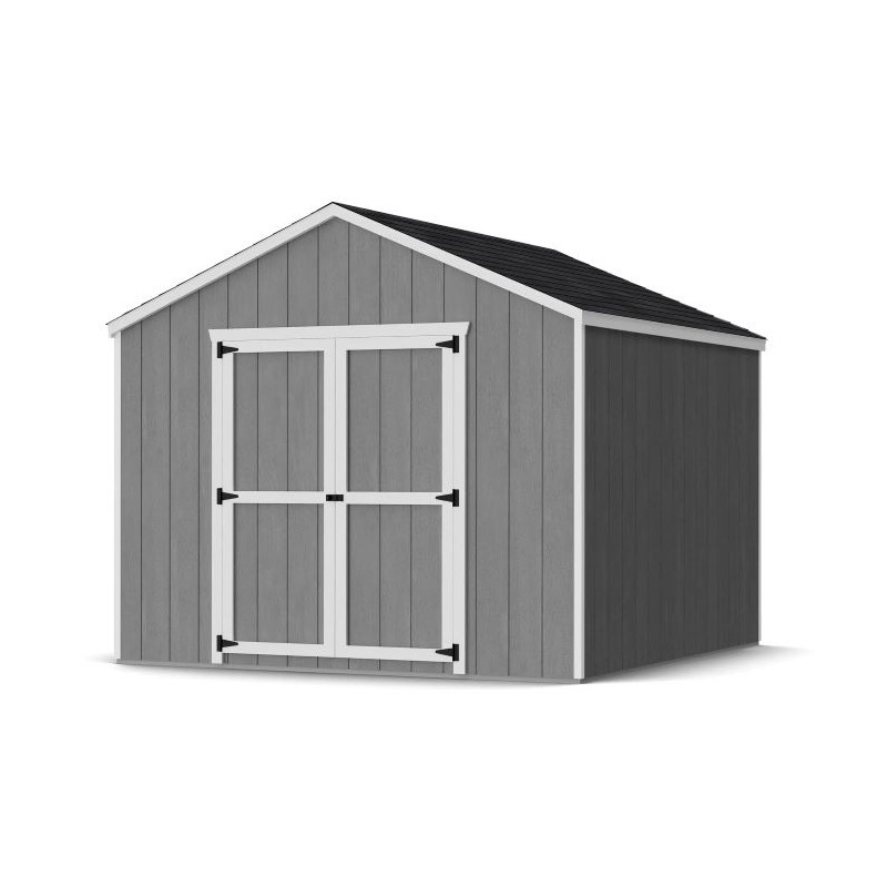 Little Cottage Co. 10x10 Value Gable Wood Storage Shed Kit (10x10 VGS-PC)