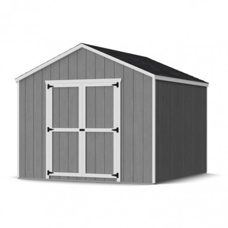 Little Cottage Co. 10x10 Value Gable Wood Storage Shed Kit (10x10 VGS-PC)