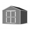 Little Cottage Co. 10x10 Value Gable Wood Storage Shed Kit (10x10 VGS-PC)