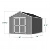 Little Cottage Co. 10x14 Value Gable Wood Shed Kit (10x14 VGS-PC)