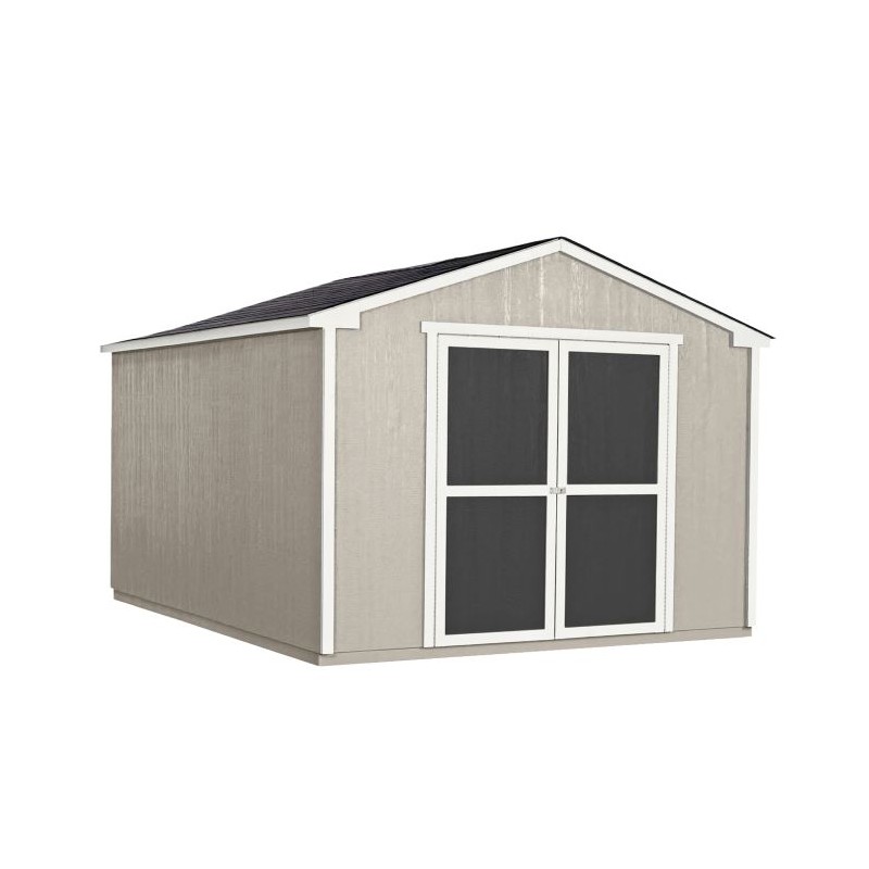 Handy Home Cumberland 10x16 Wood 2x3 Stud Shed Kit w/ Floor (18286-0)
