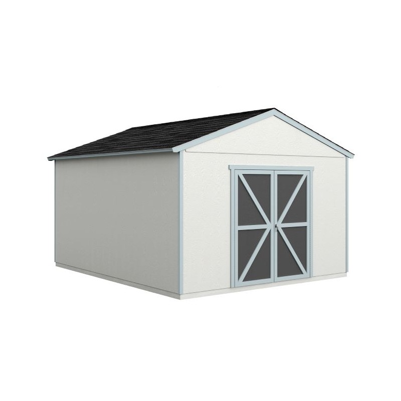 Handy Home 12x16 Astoria Wood Storage Shed Kit w/ Floor (19418-4)