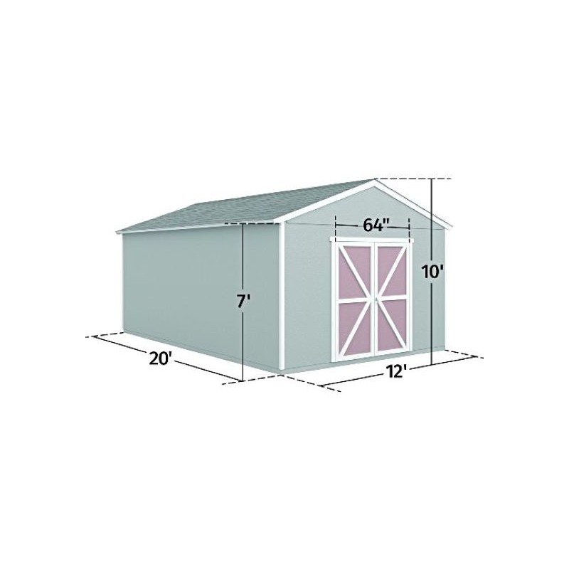 Handy Home 12x20 Astoria Wood Storage Shed Kit (19419-1)