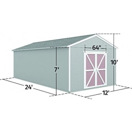 Handy Home 12x24 Astoria Wood Storage Shed Kit (19422-1)