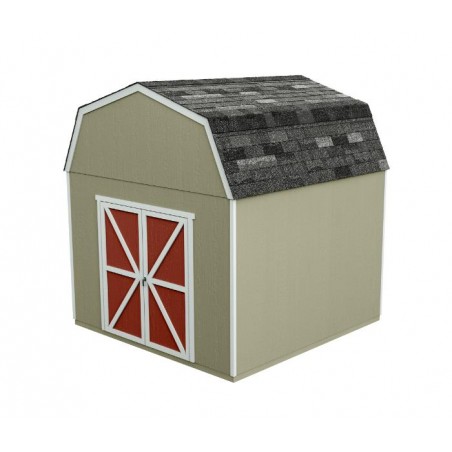 Handy Home 10x10 Braymore Wood Storage Shed Kit (19449-8)