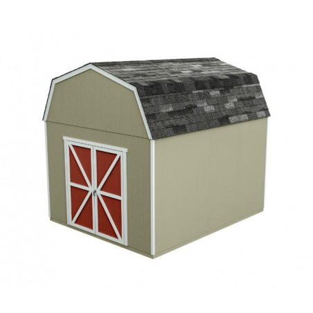 Handy Home 10x12 Braymore Wood Storage Shed Kit (19452-8)