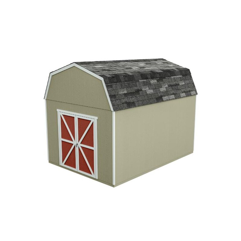 Handy Home 10x14 Braymore Wood Storage Shed Kit (19454-2)
