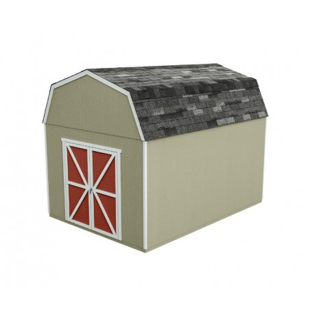 Handy Home 10x14 Braymore Wood Storage Shed Kit (19454-2)