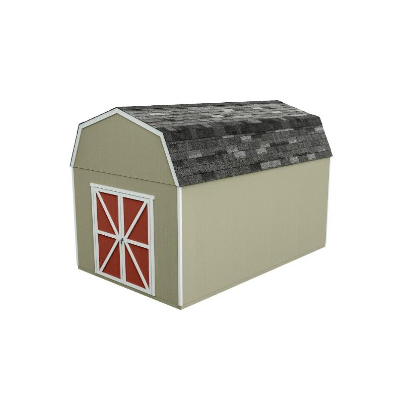 Handy Home 10x16 Braymore Wood Storage Shed Kit w/ Floor (19458-0)