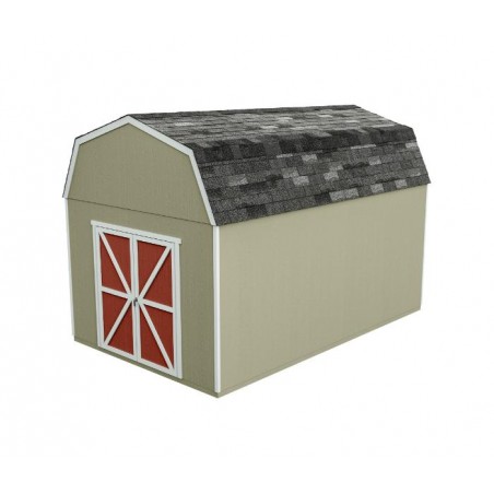 Handy Home 10x16 Braymore Wood Storage Shed Kit w/ Floor (19458-0)