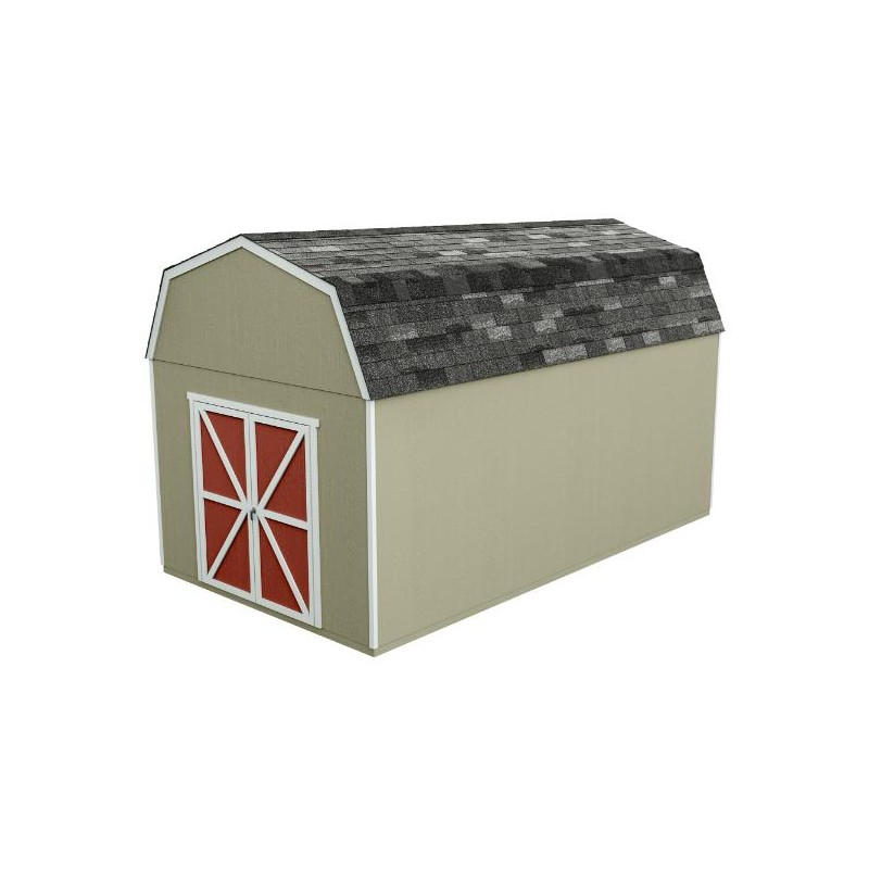 Handy Home 10x18 Braymore Wood Storage Shed Kit (19459-7)