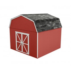Handy Home 12x12 Hudson Wood Storage Shed Kit w/ Floor (19442-9)
