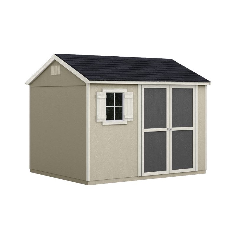 Handy Home Avondale 10x8 Wood Storage Shed Kit with Floor and Window (18242-6)