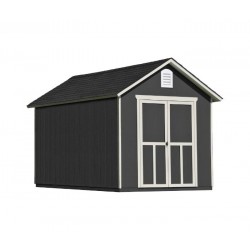 Handy Home Meridian 8x12 Wood Storage Shed Kit - Contemporary Style (19349-1)