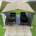 VersaTube 2-Sided 20x20x12 Classic Steel Carport Kit (CM020200120-NS0009)