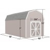 Handy Home 10x18 Braymore Wood Storage Shed Kit w/ Floor (19466-5)
