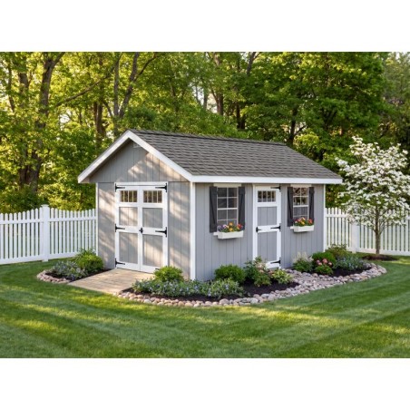 EZ-Fit 10x20 Riverside Wood Storage Shed Kit (ez_riverside1020)