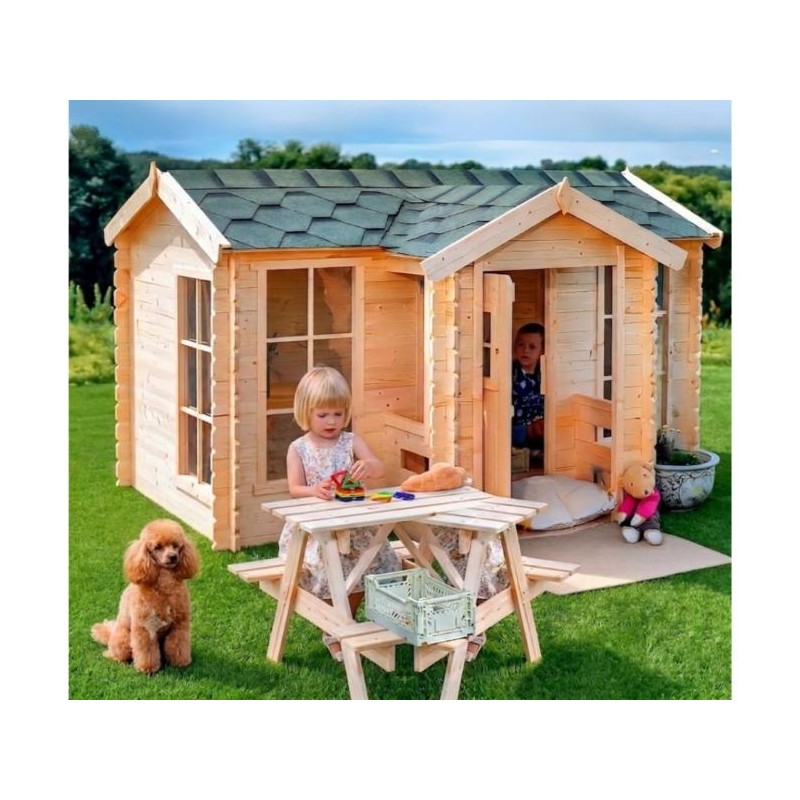 Allwood Isla Wooden Outdoor Playhouse Kit (M520)
