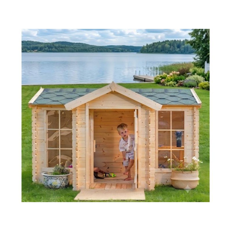Allwood Isla Wooden Outdoor Playhouse Kit (M520)