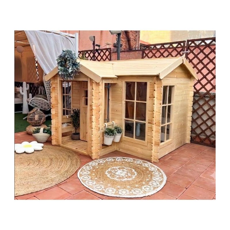 Allwood Isla Wooden Outdoor Playhouse Kit (M520)