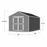 Little Cottage Co. 10x16 Value Gable Wood Storage Shed Kit (10x16 VGS-PC)