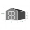 Little Cottage Co. 10 x20 Value Gable Wood Storage Shed Kit (10x20 VGS-PC)