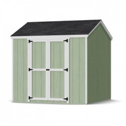 Little Cottage Co. 8x8 Value Gable Wood Storage Shed Kit with Side Entry - (8x8 VGS-SE-PC)