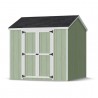 Little Cottage Co. 8x8 Value Gable Wood Storage Shed Kit with Side Entry - (8x8 VGS-SE-PC)