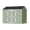 Little Cottage Co. 8x10 Value Gable Wood Storage Shed Kit with Side Entry - (8x10 VGS-SE-PC)