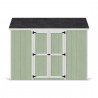 Little Cottage Co. 8x10 Value Gable Wood Storage Shed Kit with Side Entry - (8x10 VGS-SE-PC)