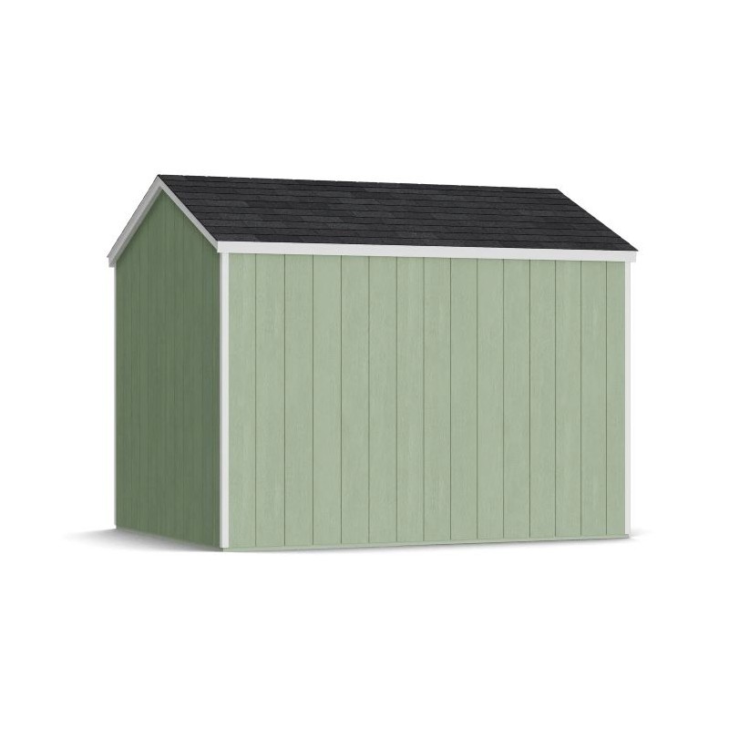 Little Cottage Co. 8x10 Value Gable Wood Storage Shed Kit with Side Entry - (8x10 VGS-SE-PC)