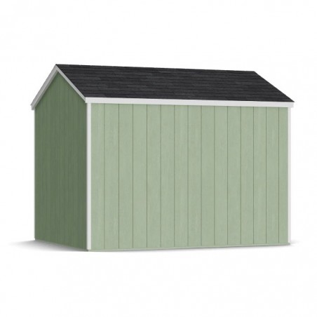 Little Cottage Co. 8x10 Value Gable Wood Storage Shed Kit with Side Entry - (8x10 VGS-SE-PC)