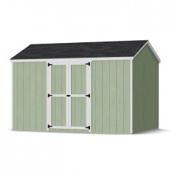 Little Cottage Co. 8x12 Value Gable Wood Storage Shed Kit with Side Entry - (8x12 VGS-SE-PC)