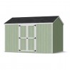 Little Cottage Co. 8x12 Value Gable Wood Storage Shed Kit with Side Entry - (8x12 VGS-SE-PC)