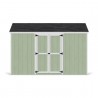Little Cottage Co. 8x12 Value Gable Wood Storage Shed Kit with Side Entry - (8x12 VGS-SE-PC)