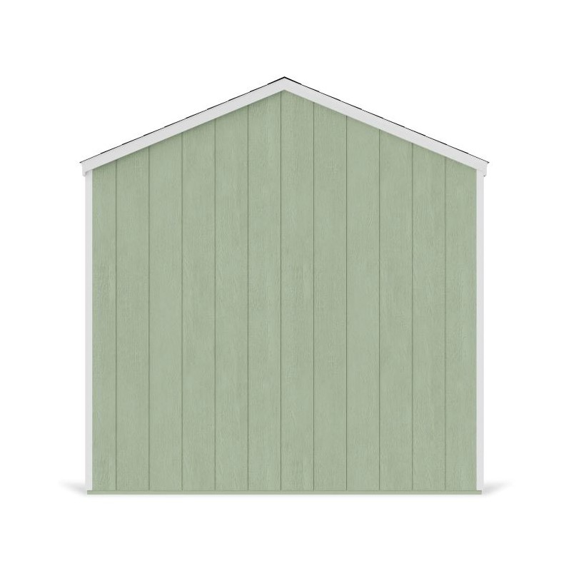 Little Cottage Co. 8x12 Value Gable Wood Storage Shed Kit with Side Entry - (8x12 VGS-SE-PC)