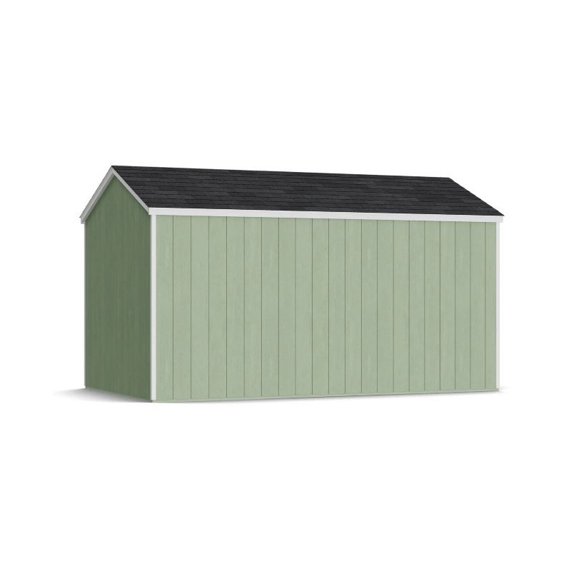 Little Cottage Co. 8x14 Value Gable Wood Storage Shed Kit with Side Entry - (8x14 VGS-SE-PC)