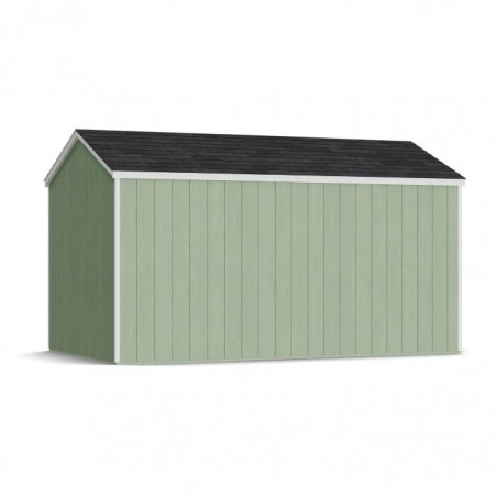 Little Cottage Co. 8x14 Value Gable Wood Storage Shed Kit with Side Entry - (8x14 VGS-SE-PC)