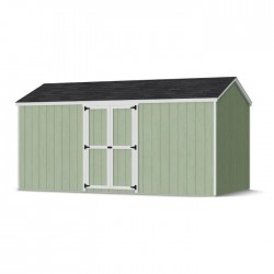 Little Cottage Co. 8x16 Value Gable Wood Storage Shed Kit with Side Entry - (8x16 VGS-SE-PC)