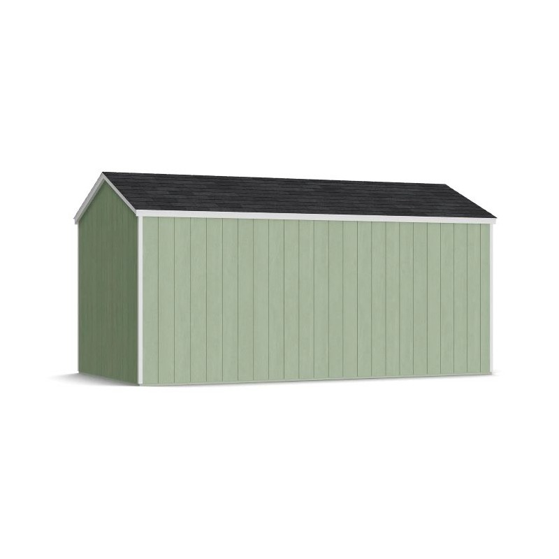 Little Cottage Co. 8x16 Value Gable Wood Storage Shed Kit with Side Entry - (8x16 VGS-SE-PC)