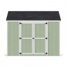 Little Cottage Co. 10x10 Value Gable Wood Storage Shed Kit with Side Entry - (10x10 VGS-SE-PC)
