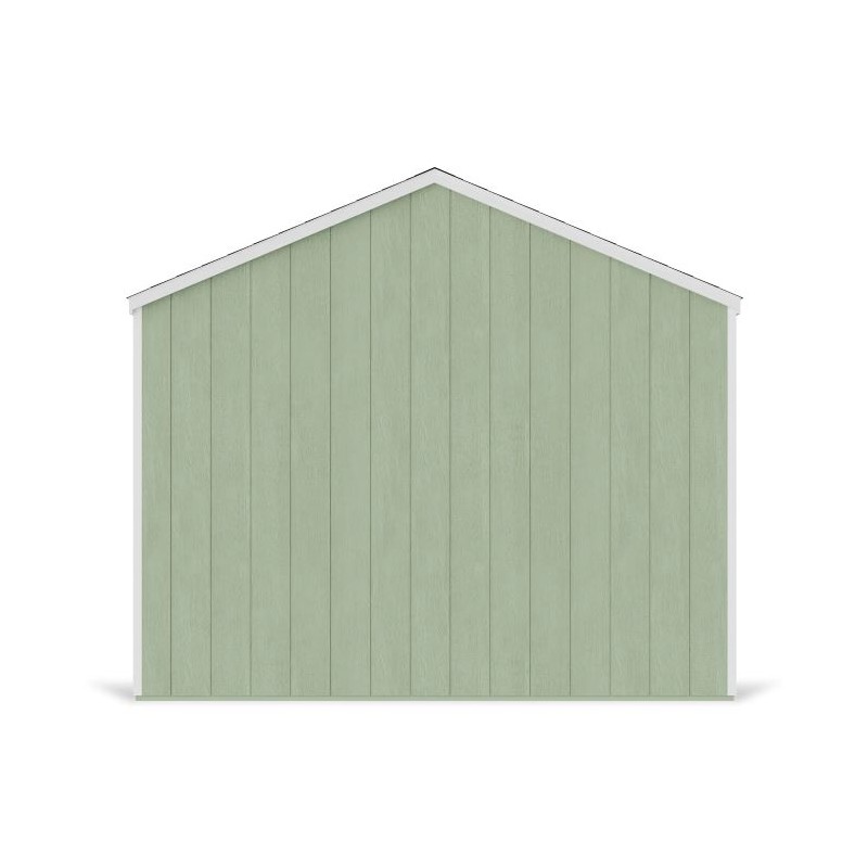Little Cottage Co. 10x10 Value Gable Wood Storage Shed Kit with Side Entry - (10x10 VGS-SE-PC)