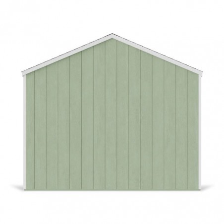 Little Cottage Co. 10x10 Value Gable Wood Storage Shed Kit with Side Entry - (10x10 VGS-SE-PC)